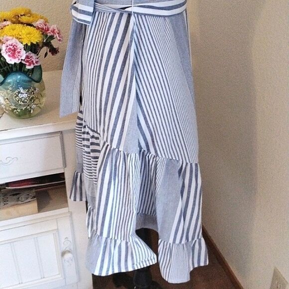 Danny and Nicole Pin Striped Dress - Picture 5 of 12